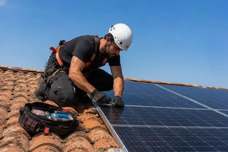 Maintenance et monitoring de panneaux solaires à Bazouges-la-Pérouse